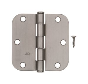 (image for) 3-1/2 in. L Satin Nickel Residential Door Hinge 1 pk