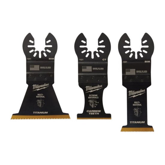 (image for) Milwaukee Open-Lok High Carbon Steel Oscillating Blade Set Multi