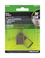 (image for) AnchorWire Brass-Plated Gold Brick Picture Hanger 1 lb.