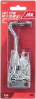 (image for) 0.99 in. L Zinc Plate Staple Gate Hook 1 pk