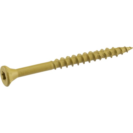 (image for) 10 X 3 in. L Star Flat Head Exterior Deck Screws 25 lb