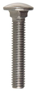 (image for) 0.375 in. Dia. x 2 in. L Stainless Steel Carriage Bolt 2