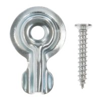 (image for) Zinc-Plated Silver Steel Screen/Storm Turn Buttons 4 pk