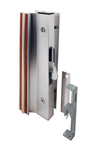 (image for) Anodized Aluminum Indoor and Outdoor Patio Door Lock