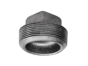 (image for) 2 in. MPT Galvanized Malleable Iron Plug