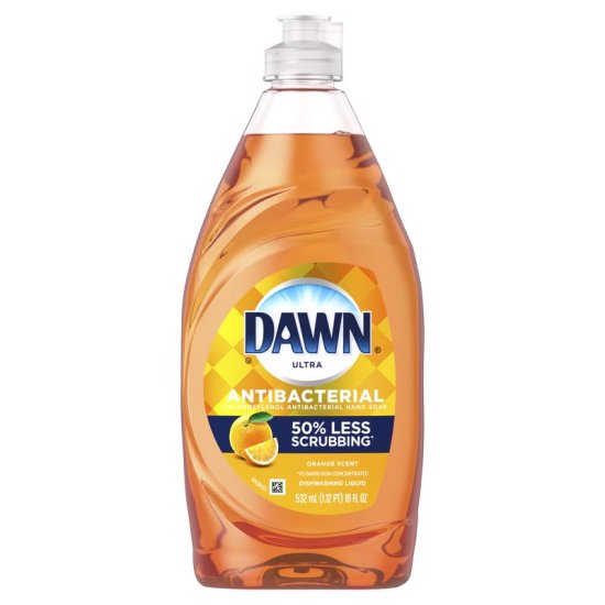 (image for) Dawn Ultra Orange Scent Liquid Dish Soap 18 oz 1 pk