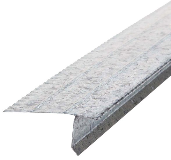 (image for) 2.43 in. W x 10 ft. L Galvanized Steel Roof Flashing Dr