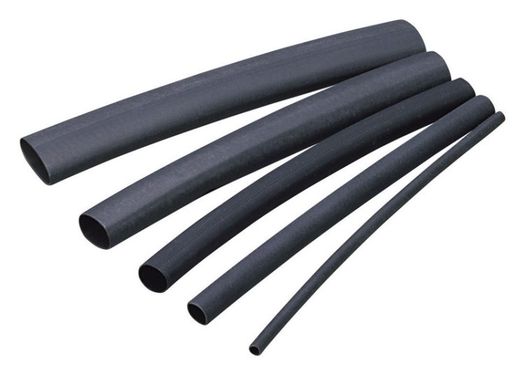 (image for) 3/4 in. Dia. Heat Shrink Tubing Black 2 pk