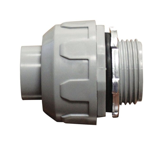 (image for) Electric ProConnex 1/2 in. Dia. Plastic Straight Connector