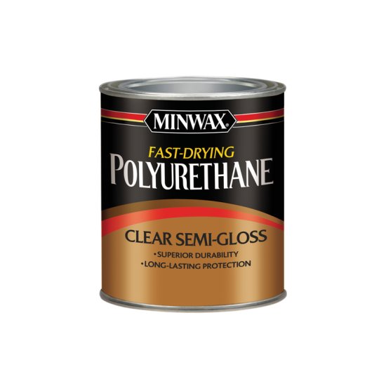 (image for) Semi-Gloss Clear Fast-Drying Polyurethane 1 qt.