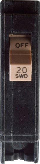 (image for) 20 amps Plug In Single Pole Circuit Breaker Eaton