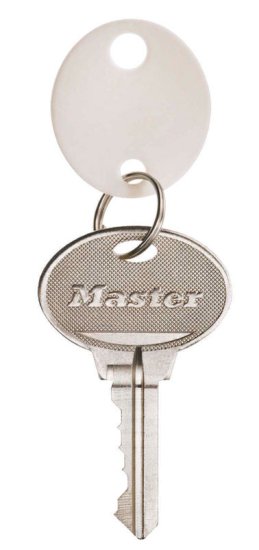 (image for) Plastic White Round Key Tag