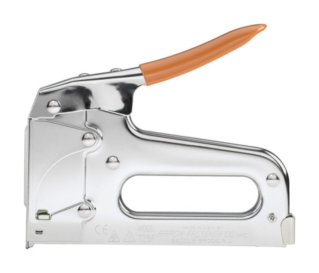 (image for) Fastener Round Wiring Tacker Staple Gun Silver