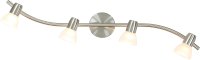 (image for) 4 Light Satin Nickel Track Light 33 in. Wide