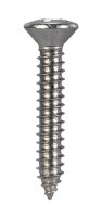 (image for) No. 14 x 1-1/2 in. L Phillips Oval Head Stainless Steel