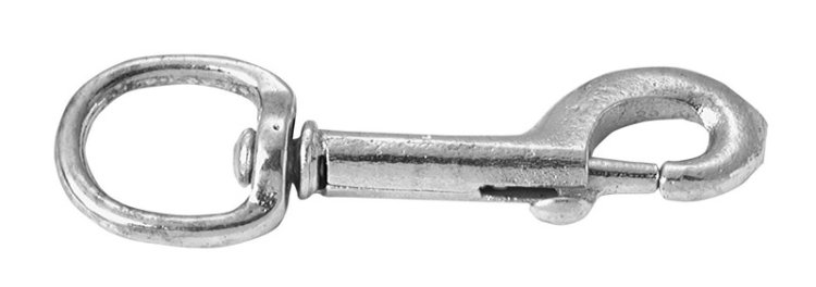(image for) 1/2 in. Dia. x 4 in. L Zinc-Plated Iron Bolt Snap