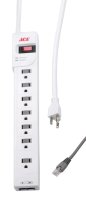 (image for) 4 ft. L 6 outlets Surge Suppressor
