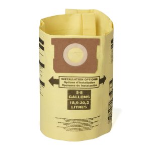 (image for) 1 in. L x 9.5 in. W Wet/Dry Vac Filter Bag 5-8 gal. 2