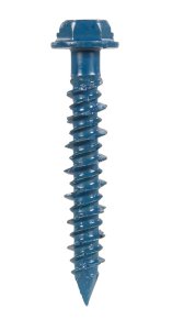 (image for) Hillman Tapper 3/16 in. D Steel Hex Head Concrete Screw Anchor 1