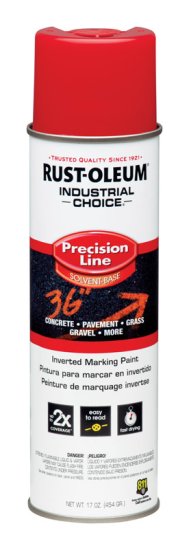 (image for) Industrial Choice Red Inverted Marking Paint 17 oz.