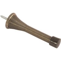 (image for) 3 in. Polished Antique Brass Bumpers Spring Door Stop