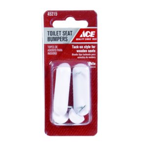 (image for) Toilet Seat Bumper Set White Plastic