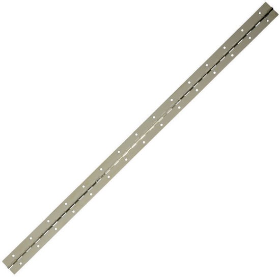 (image for) 1-1/2 in. W x 30 in. L Nickel Steel Continuous Hinge 1 pk