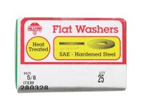 (image for) Yellow Dichromate Steel 5/8 in. SAE Flat Washer 25 pk
