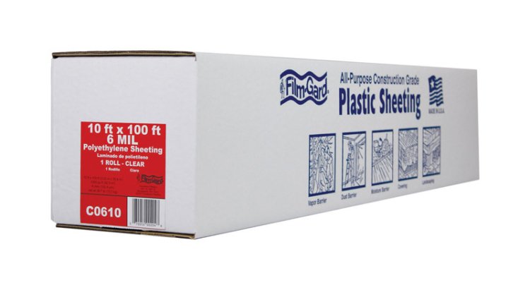 (image for) Film-Gard Plastic Sheeting 6 mil x 10 ft. W x 100