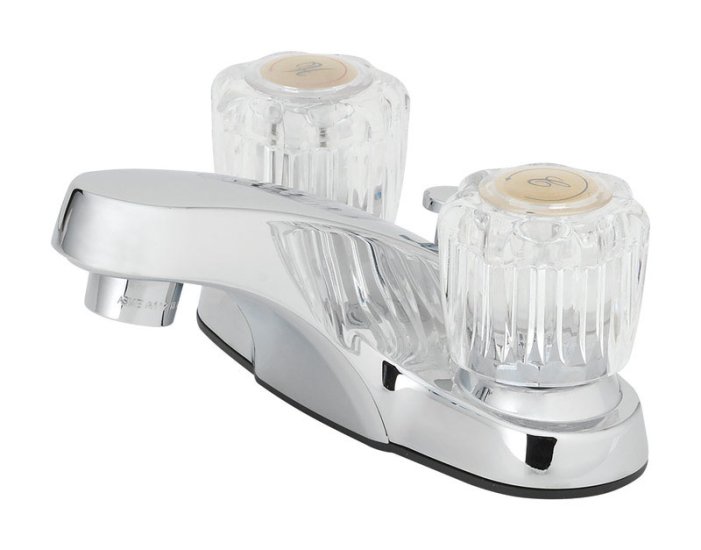 (image for) Chrome Two Handle Lavatory With Pop-Up