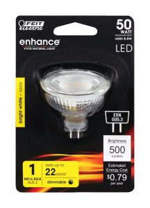 (image for) MR16 GU5.3 LED Bulb Bright White 50 Watt Equivalen