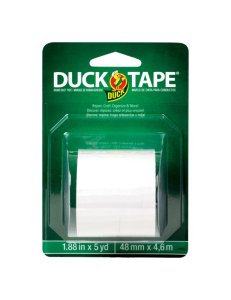 (image for) 1.88 in. W x 5 yd. L White Solid Duct Tape