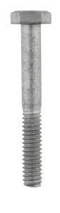 (image for) 1/4 in. Dia. x 2 in. L Hot Dipped Galvanized Steel Hex B
