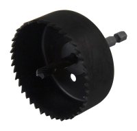 (image for) 2-1/2 in. Dia. x 3-1/4 in. L Carbon Steel Hole Saw 1/4 in. 1