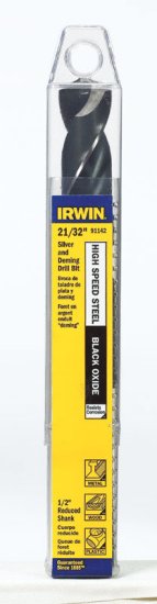 (image for) 21/32 in. x 6 in. L High Speed Steel Drill Bit 1 pc.