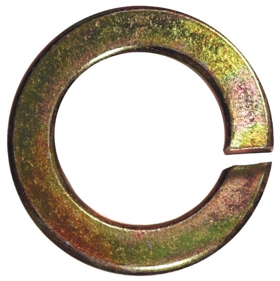 (image for) 1/4 in. Dia. Yellow Dichromate Steel Split Lock Washer 1