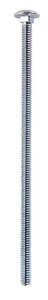 (image for) 1/4 in. Dia. x 6 in. L Zinc-Plated Steel Carriage Bolt 1
