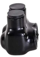 (image for) 1/0 to 14 AWG Wire, 2 -Pole, Plastisol Housing Material, Black