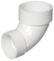 (image for) 4 in. Hub x 3 in. Dia. Hub PVC Elbow