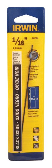 (image for) 1/16 in. x 6 in. L High Speed Steel Split Point Drill Bit