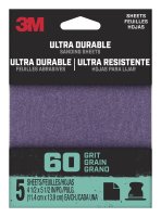 (image for) Ultra Durable 5.5 in. L x 4.5 in. W 60 Grit Aluminum Oxide Sand