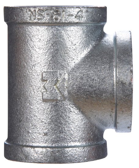 (image for) 3/8 in. FPT x 3/8 in. Dia. FPT Galvanized Malleable