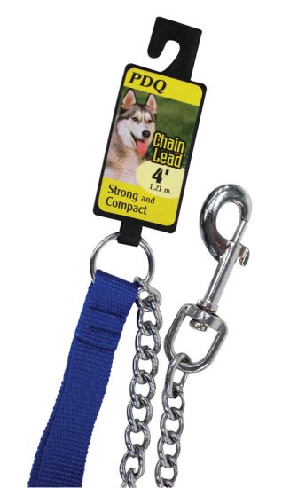 (image for) Silver Chain Lead Steel Dog Leash Small/Medium