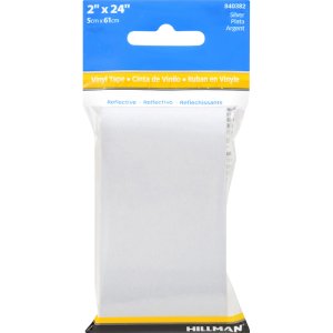 (image for) Hillman 2 in. W X 24 in. L Silver Reflective Safety Tape 1 pk