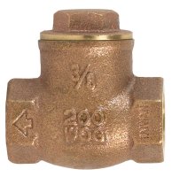 (image for) 3/8 in. Dia. x 3/8 in. Dia. Brass Swing Check Valve