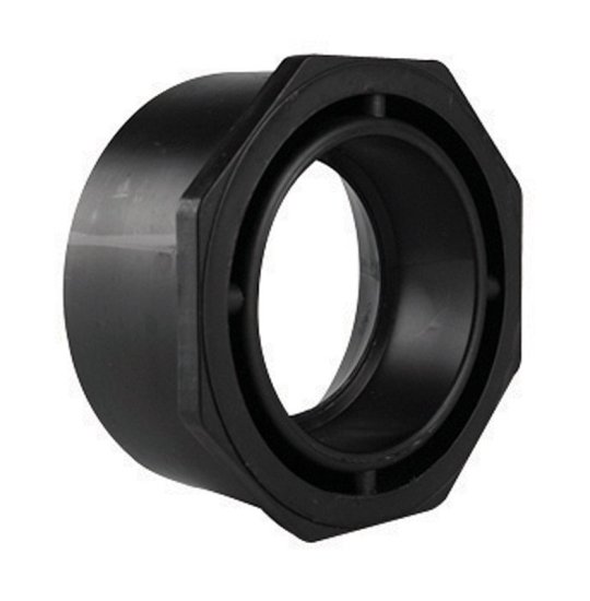 (image for) 3 in. Hub x 2 in. Dia. Spigot ABS Flush Bushing