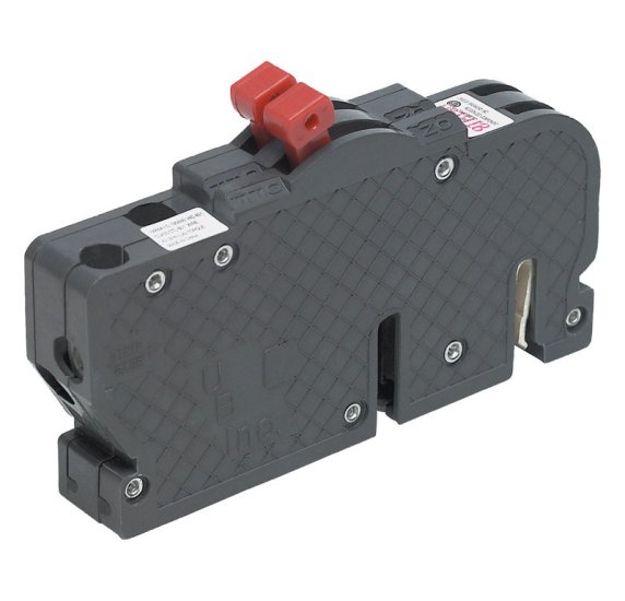 (image for) 15/15 amps Tandem Single Pole Circuit Breaker