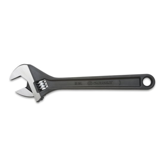 (image for) 12 in. L Metric and SAE Adjustable Wrench 1 pc.