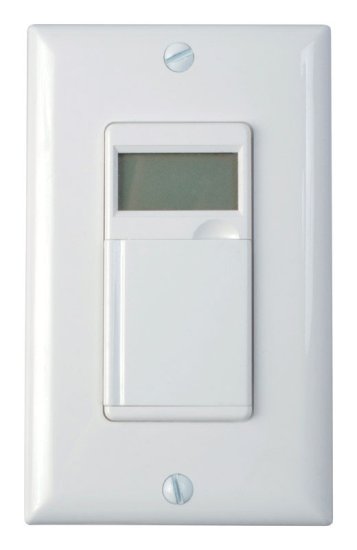 (image for) In-Wall 7 Day Digital Timer White
