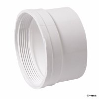 (image for) Schedule 35 4 in. Hub each X 4 in. D FPT PVC Pipe Adapter